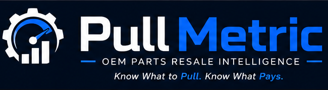 PullMetric — OEM Parts Resale Intelligence